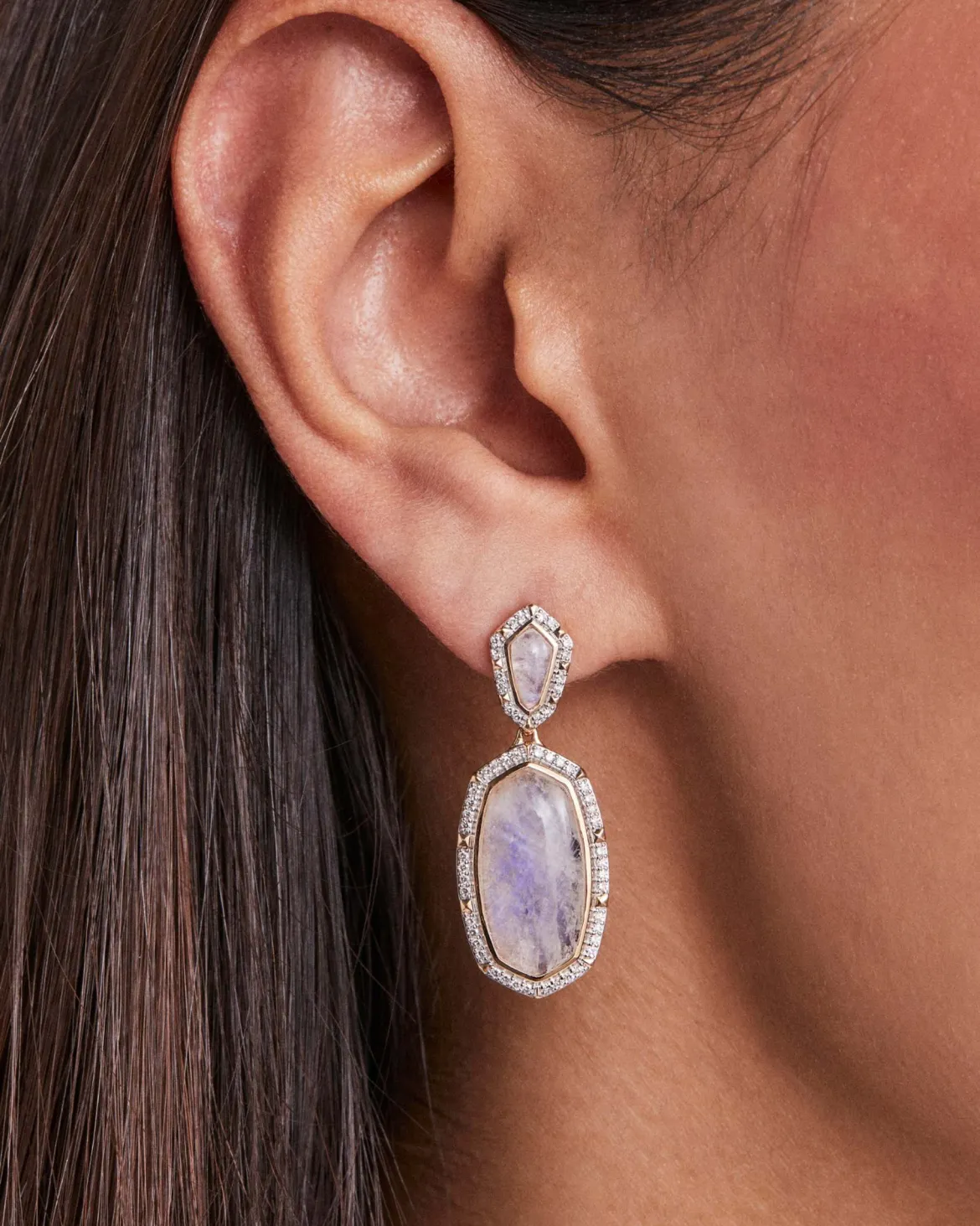 Dani 14k Yellow Gold Statement Earrings