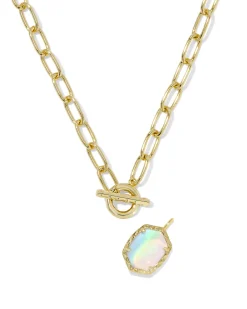 Daphne Convertible Gold Link and Chain Necklace