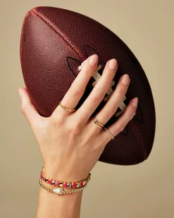 Daphne Enamel Gold Stretch Bracelet
