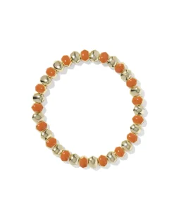 Daphne Enamel Gold Stretch Bracelet