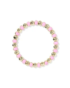 Daphne Enamel Gold Stretch Bracelet
