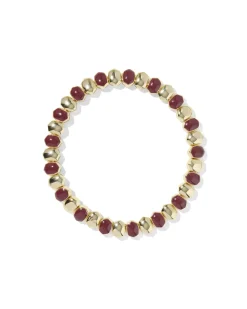 Daphne Enamel Gold Stretch Bracelet