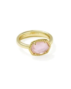 Daphne Gold Frame Band Ring
