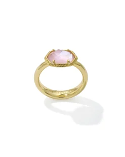 Daphne Gold Frame Band Ring