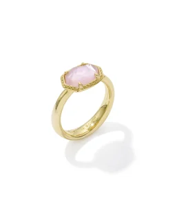 Daphne Gold Frame Band Ring