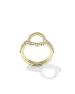 Daphne Pave Gold Cocktail Ring