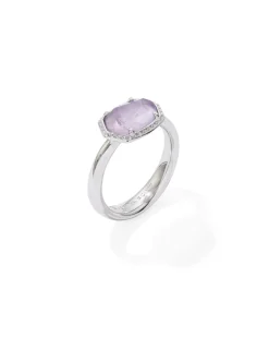 Daphne Silver Frame Band Ring