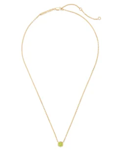Davie 18k Gold Vermeil August Pendant Necklace