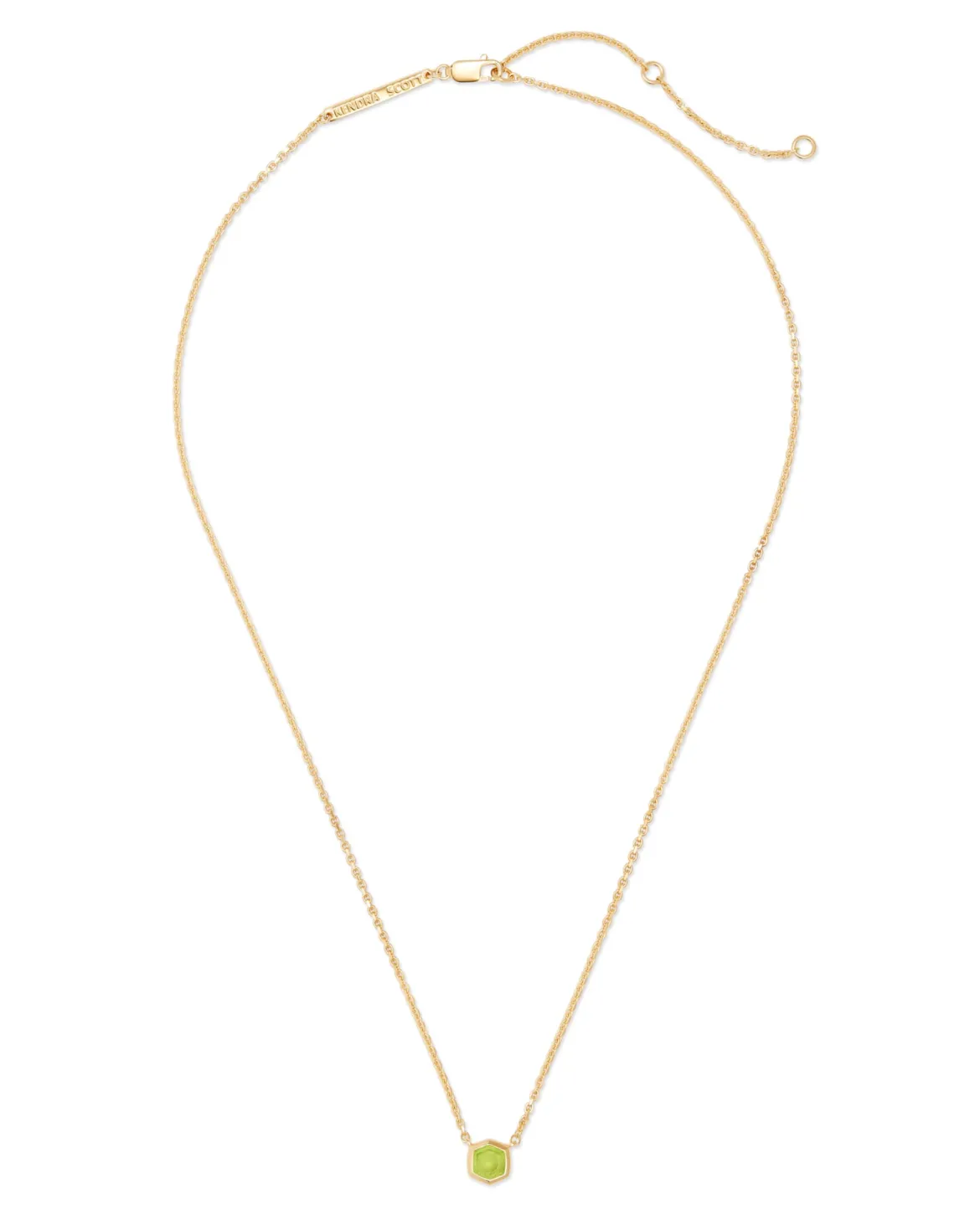 Davie 18k Gold Vermeil August Pendant Necklace