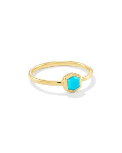 Davie 18k Gold Vermeil December Band Ring