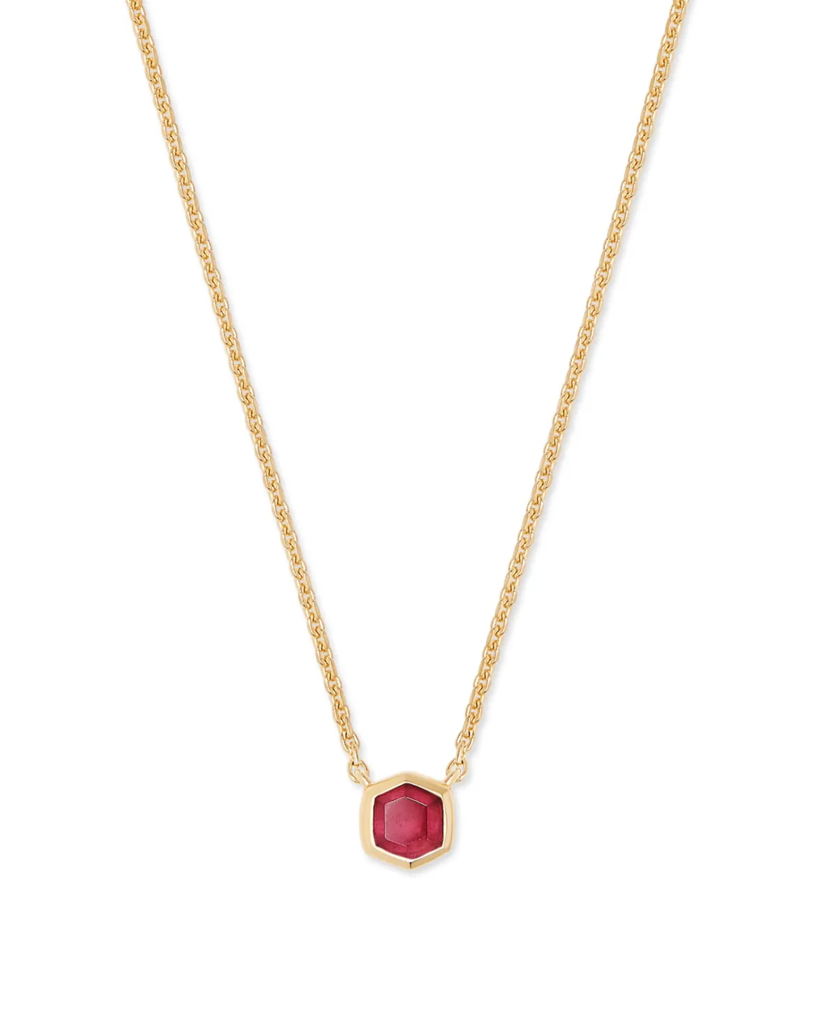 Davie 18k Gold Vermeil January Pendant Necklace