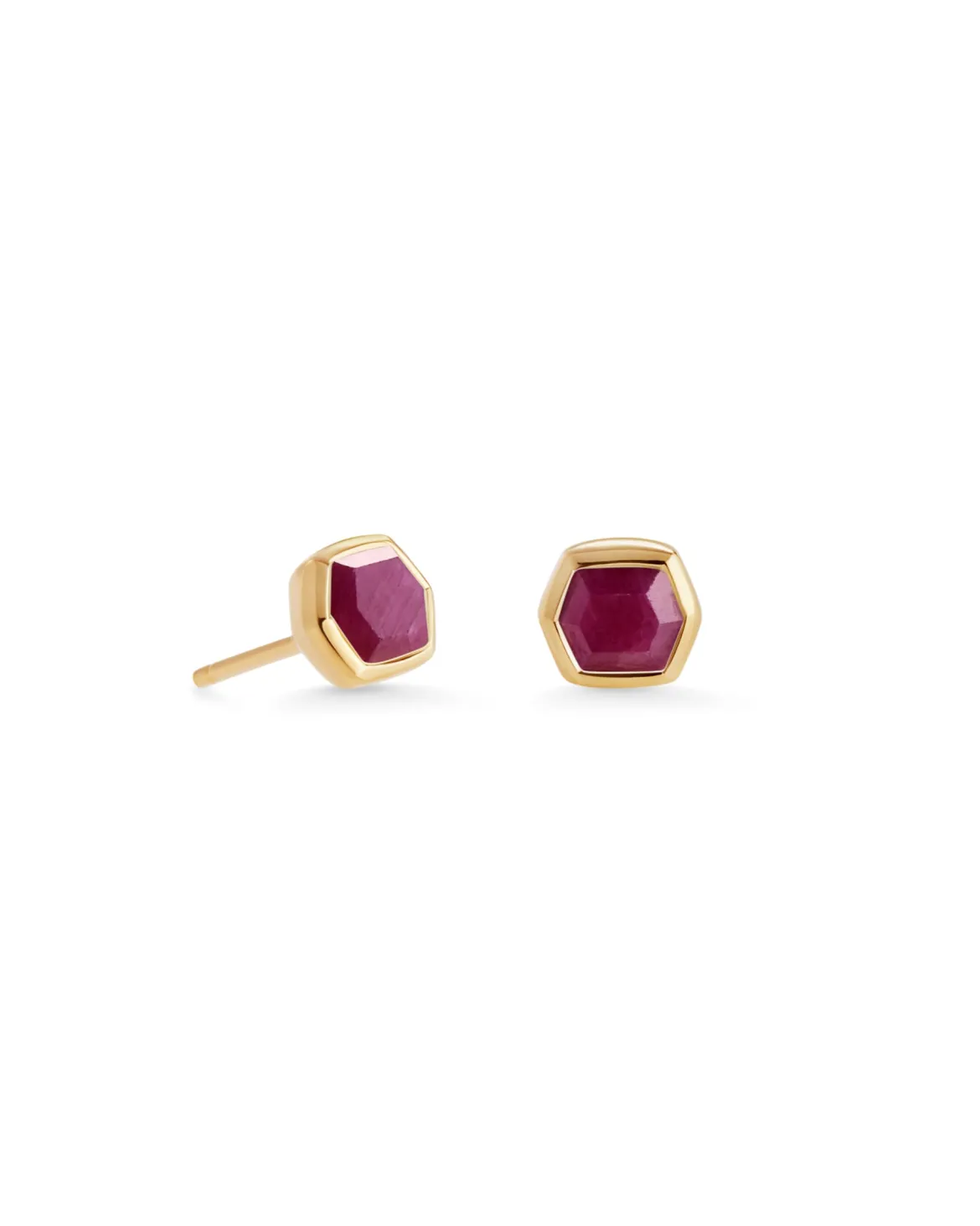 Davie 18k Gold Vermeil July Stud Earrings