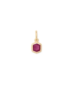 Davie 18k Gold Vermeil July Charm