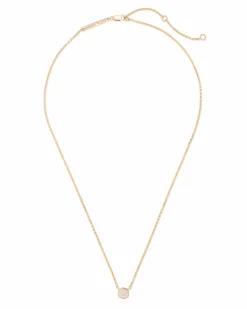 Davie 18k Gold Vermeil June Pendant Necklace