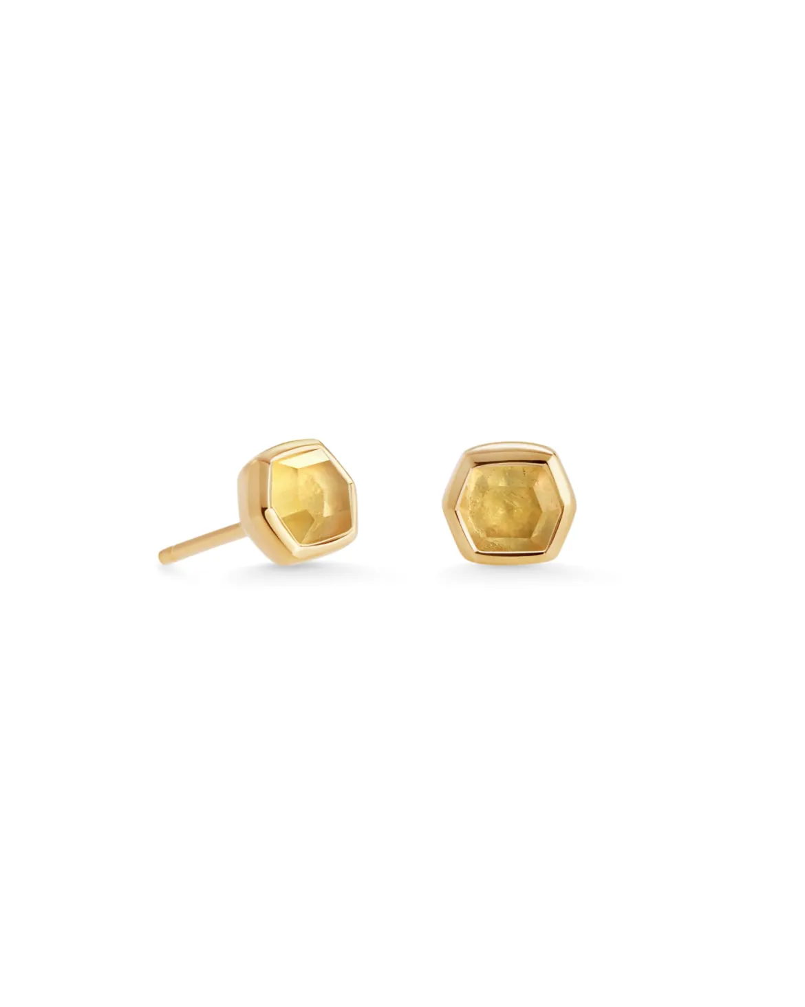 Davie 18k Gold Vermeil November Stud Earrings
