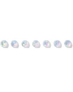 Davie 18k Gold Vermeil Stud Earrings in White Lab Grown Opal
