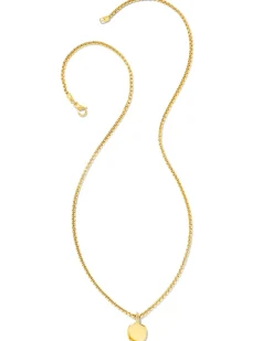 Davie Metal Charm Necklace in 18k Gold Vermeil