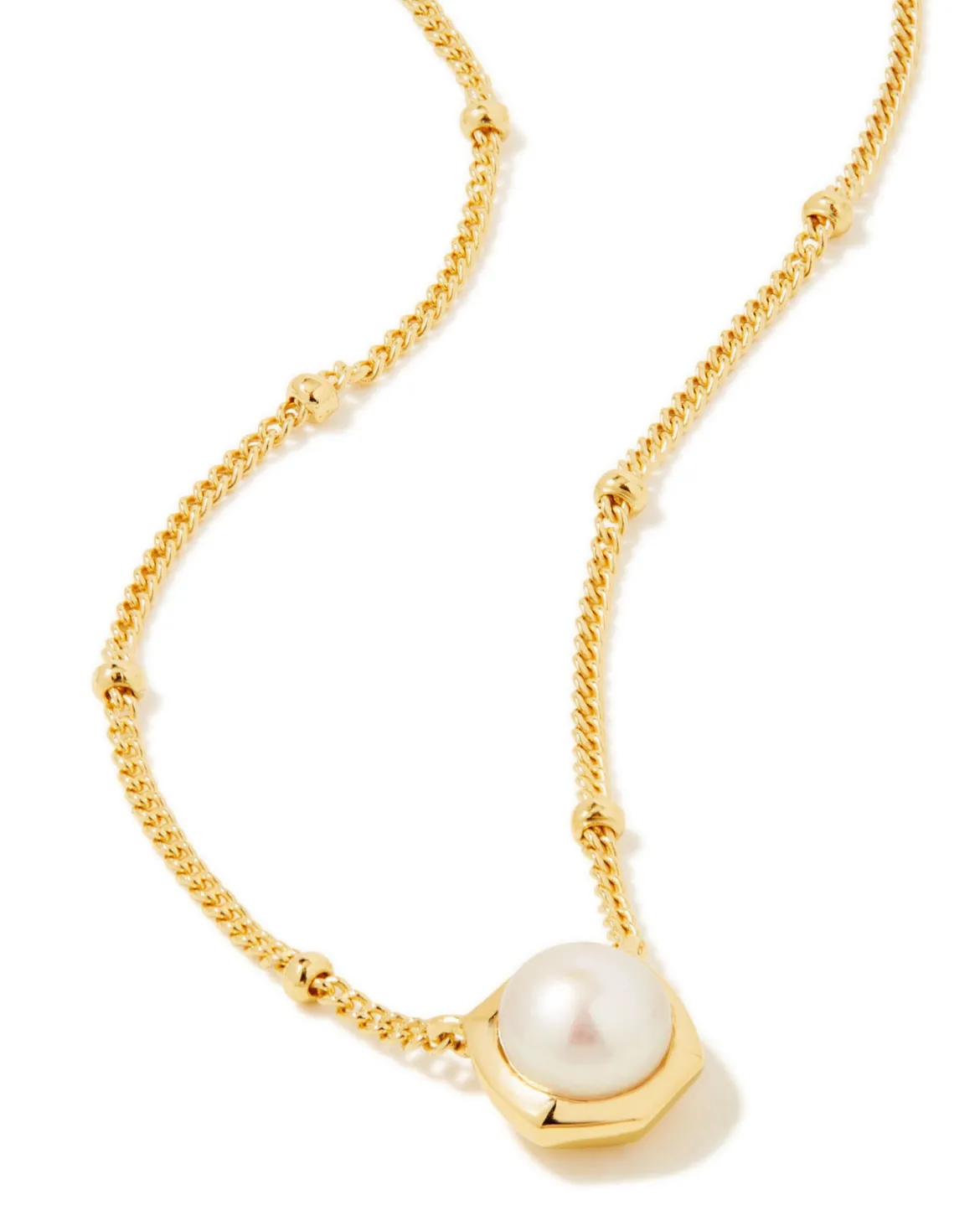 Davie Pearl 18k Gold Vermeil Pendant Necklace in Freshwater Cultured Pearl