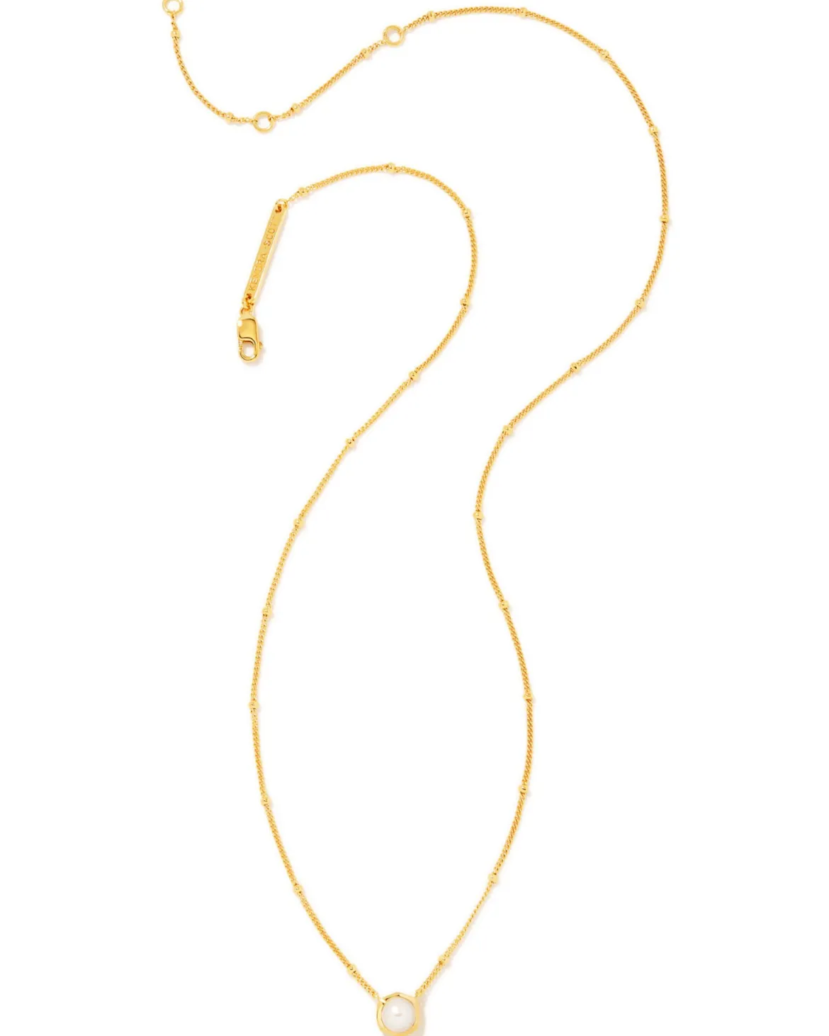 Davie Pearl 18k Gold Vermeil Pendant Necklace in Freshwater Cultured Pearl