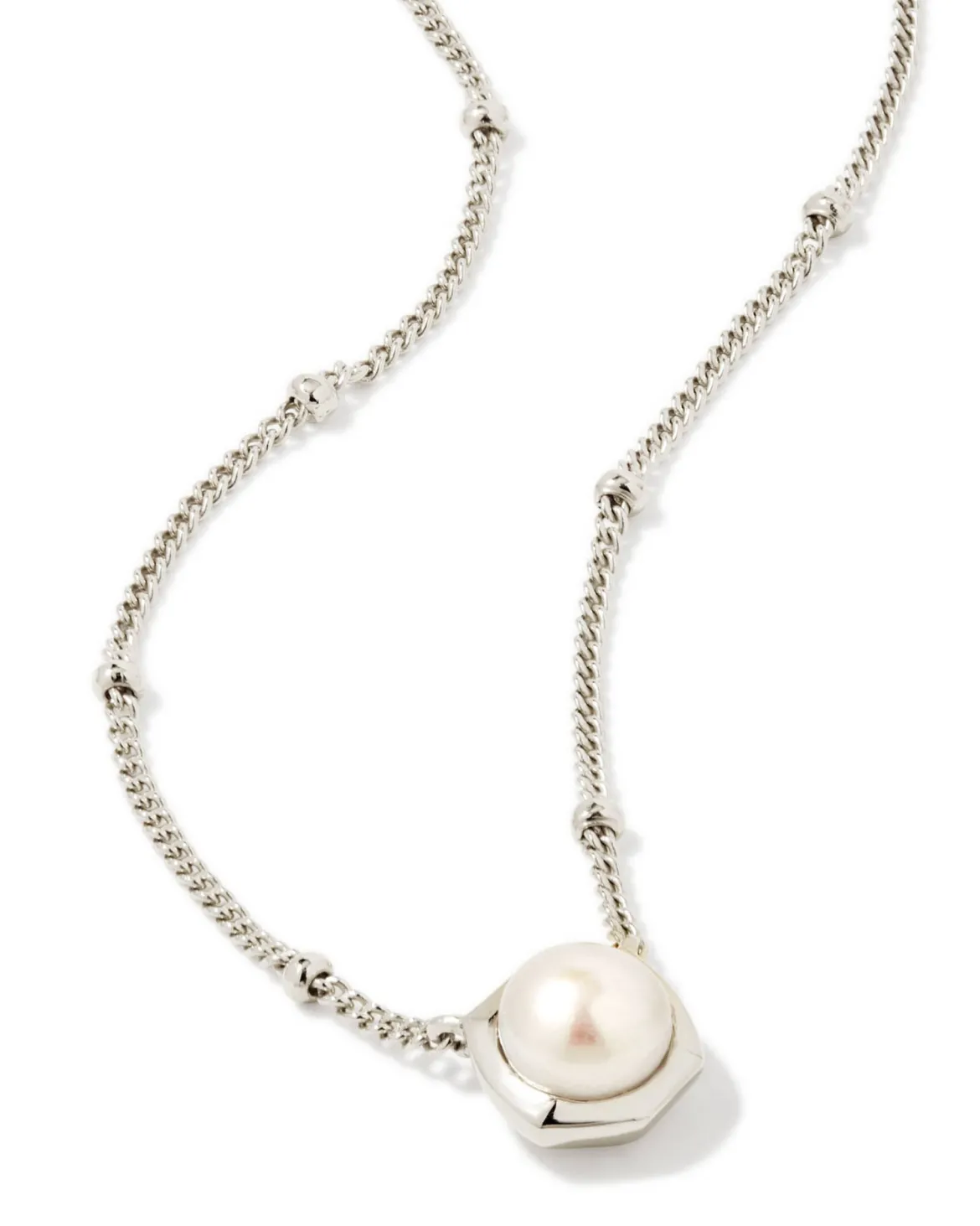 Davie Pearl Sterling Silver Pendant Necklace in Freshwater Cultured Pearl