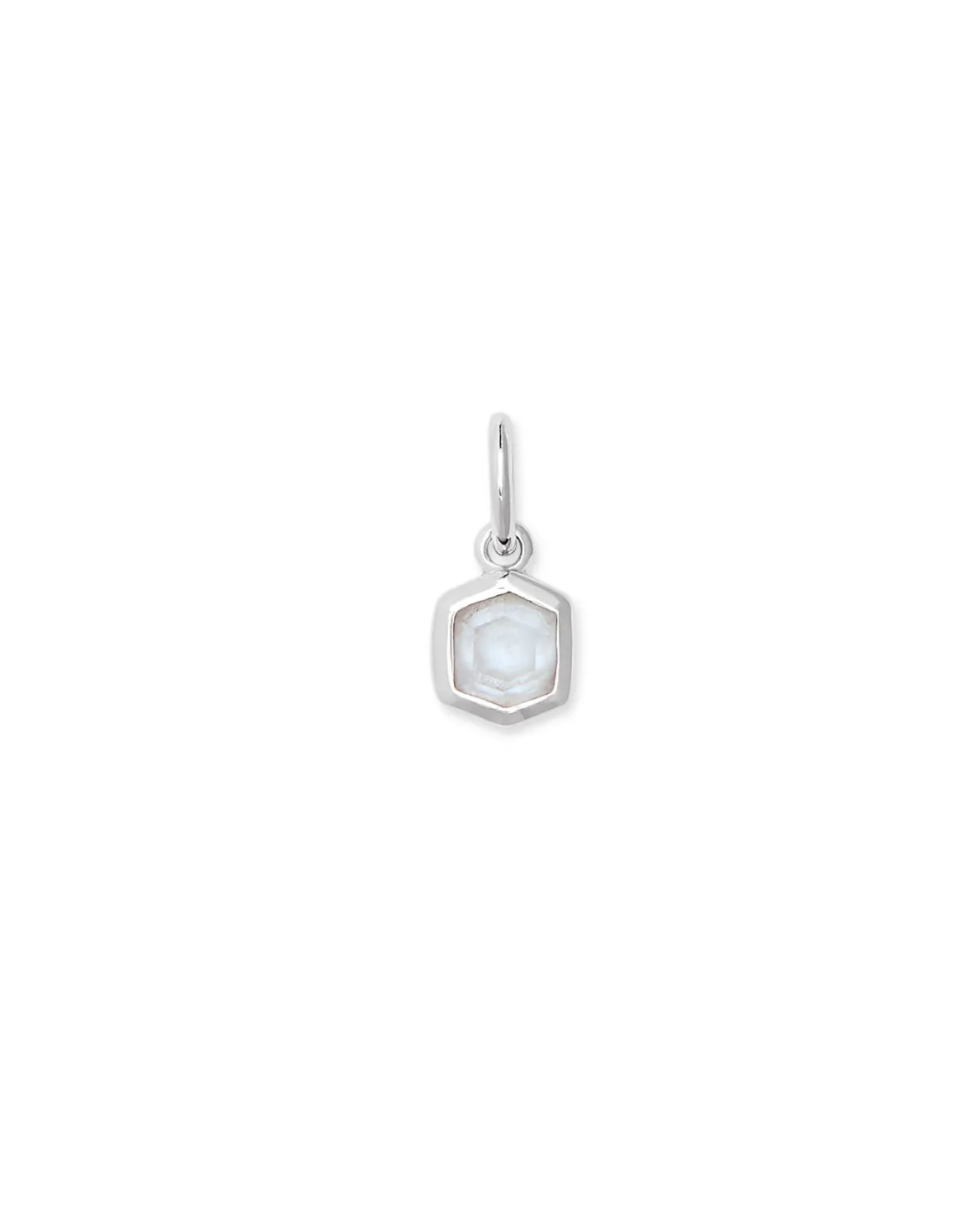 Davie Sterling Silver April Charm