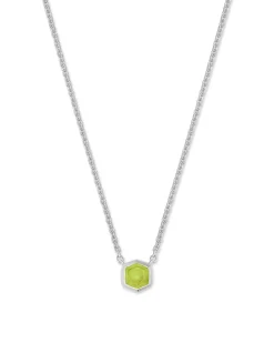 Davie Sterling Silver August Pendant Necklace