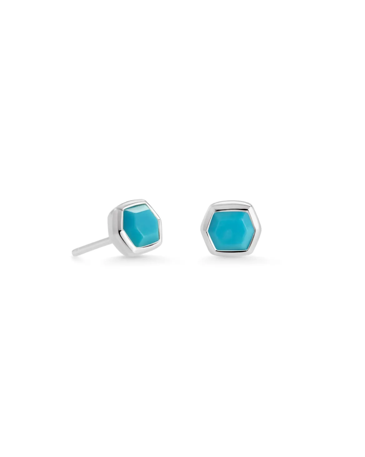Davie Sterling Silver December Stud Earrings