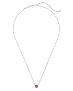 Davie Sterling Silver January Pendant Necklace