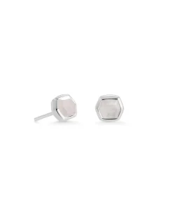 Davie Sterling Silver June Stud Earrings
