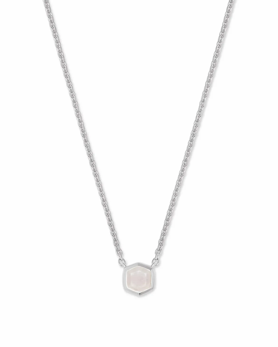 Davie Sterling Silver June Pendant Necklace