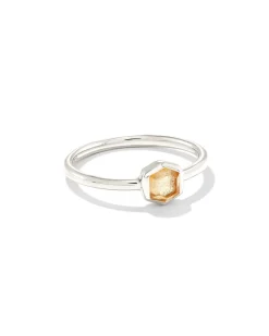 Davie Sterling Silver November Band Ring