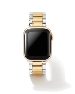 Dira 3 Link Watch Band in Two Tone Stainless Steel
