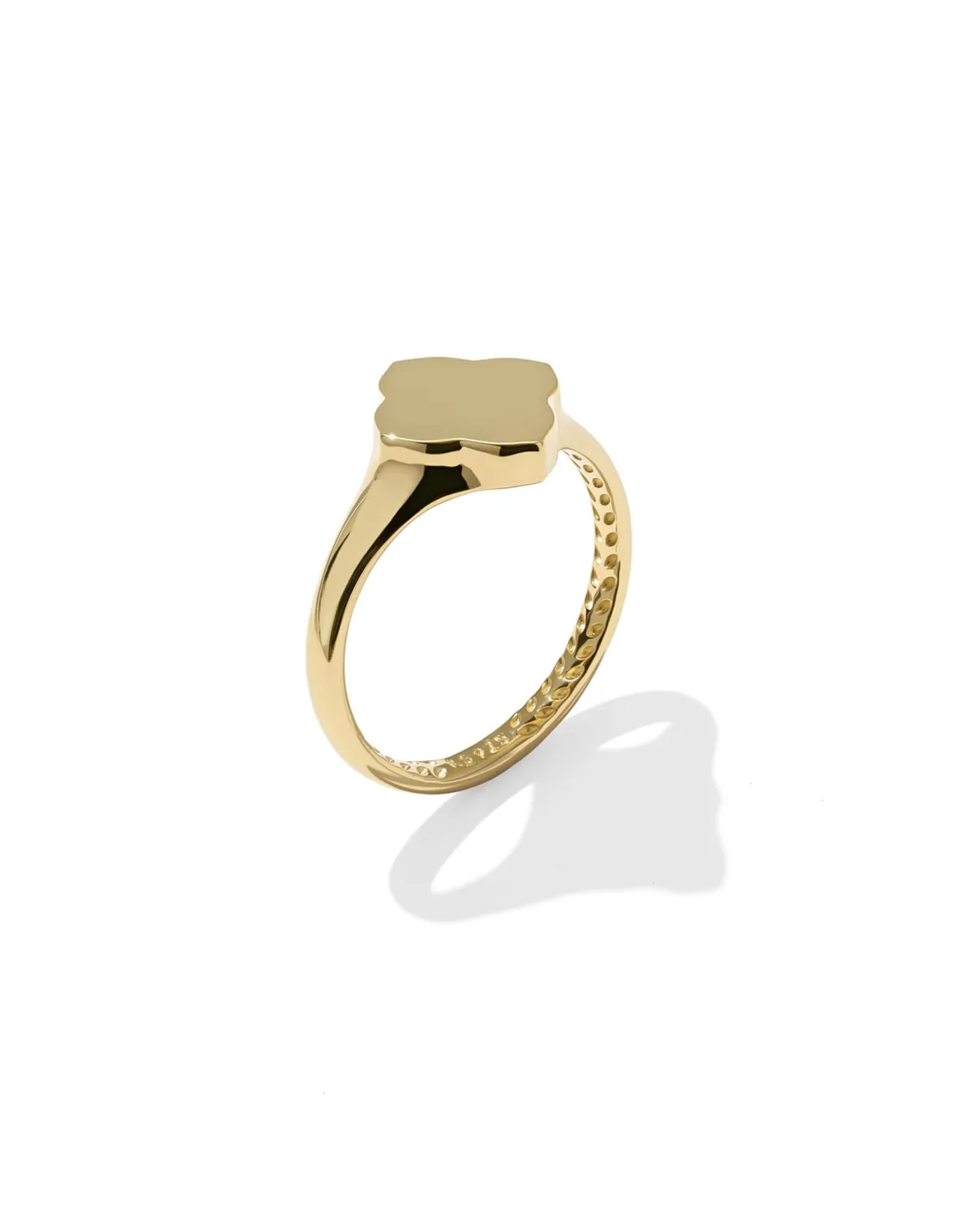 Dira 18k Gold Vermeil Metal Band Ring