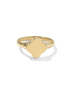 Dira 18k Gold Vermeil Metal Band Ring