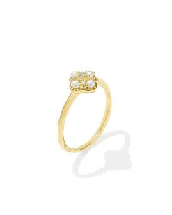 Dira Luxe 14k Yellow Gold Band Ring