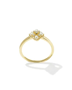 Dira Luxe 14k Yellow Gold Band Ring