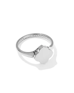 Dira Sterling Silver Metal Band Ring