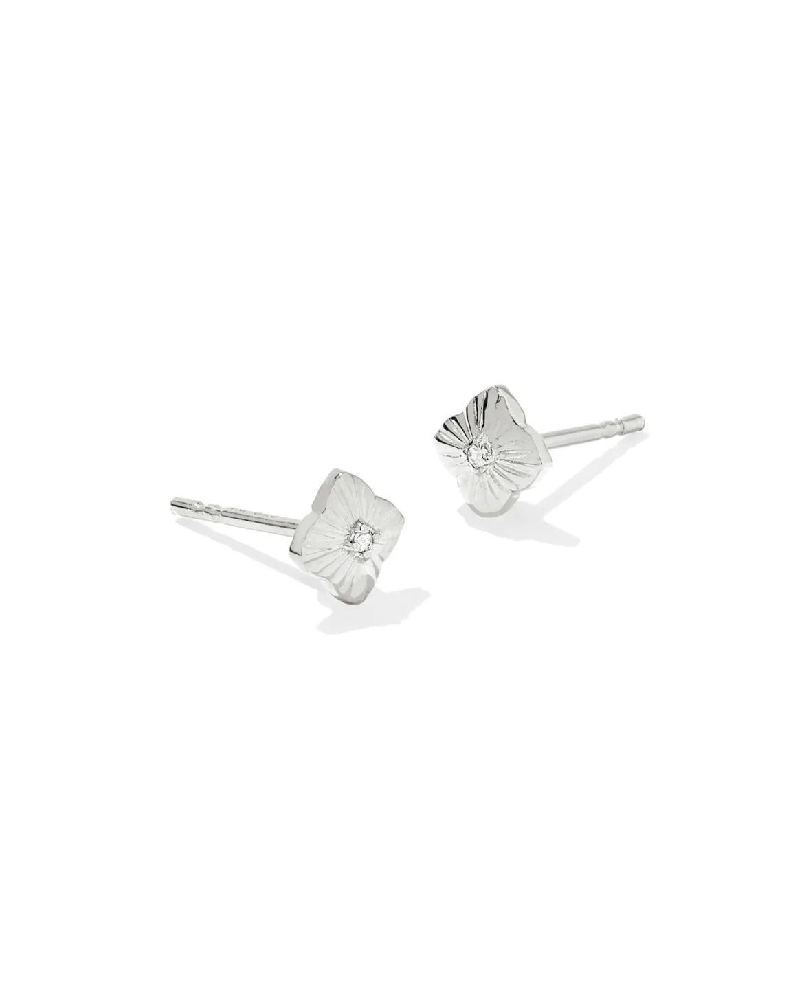 Dira Sterling Silver Topaz Stud Earrings