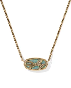 Dolly Parton x Kendra Scott Elisa Vintage Gold Short Pendant Necklace