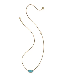 Dolly Parton x Kendra Scott Elisa Vintage Gold Short Pendant Necklace