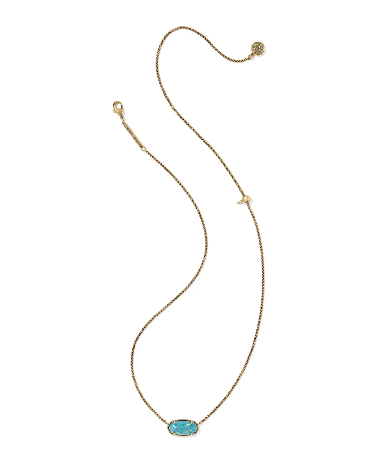 Dolly Parton x Kendra Scott Elisa Vintage Gold Short Pendant Necklace