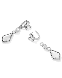 Dolly Parton x Kendra Scott Butterfly Vintage Silver Convertible Drop Earrings