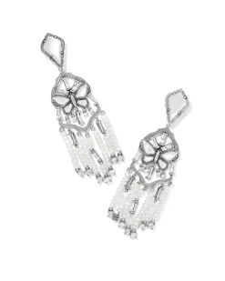 Dolly Parton x Kendra Scott Butterfly Vintage Silver Convertible Statement Earrings