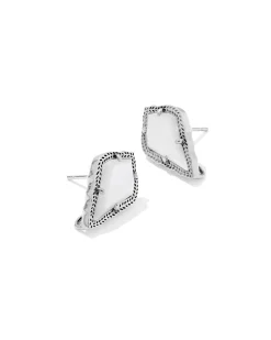 Dolly Parton x Kendra Scott Butterfly Vintage Silver Convertible Statement Earrings