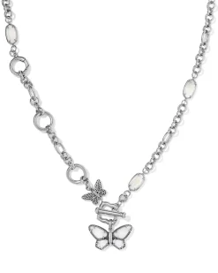 Dolly Parton x Kendra Scott Butterfly Vintage Silver Convertible Y Necklace