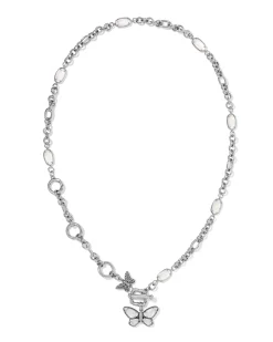 Dolly Parton x Kendra Scott Butterfly Vintage Silver Convertible Y Necklace