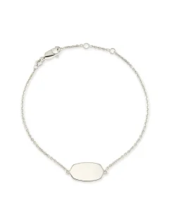 Elaina Delicate Chain Bracelet in Sterling Silver