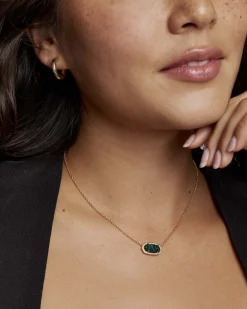 Elisa Gold Pendant Necklace