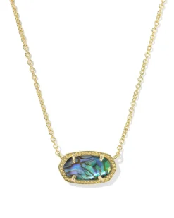 Elisa Gold Pendant Necklace
