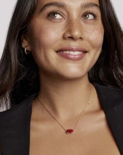 Elisa Gold Pendant Necklace